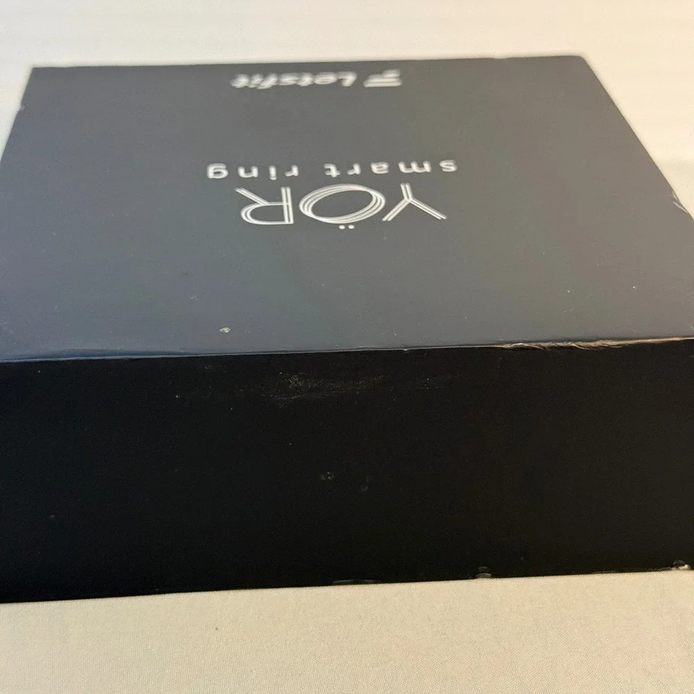 Letsfit YÖR Smart Ring Gold Size 8 Activity Tracker LR-08-GD-CASE New